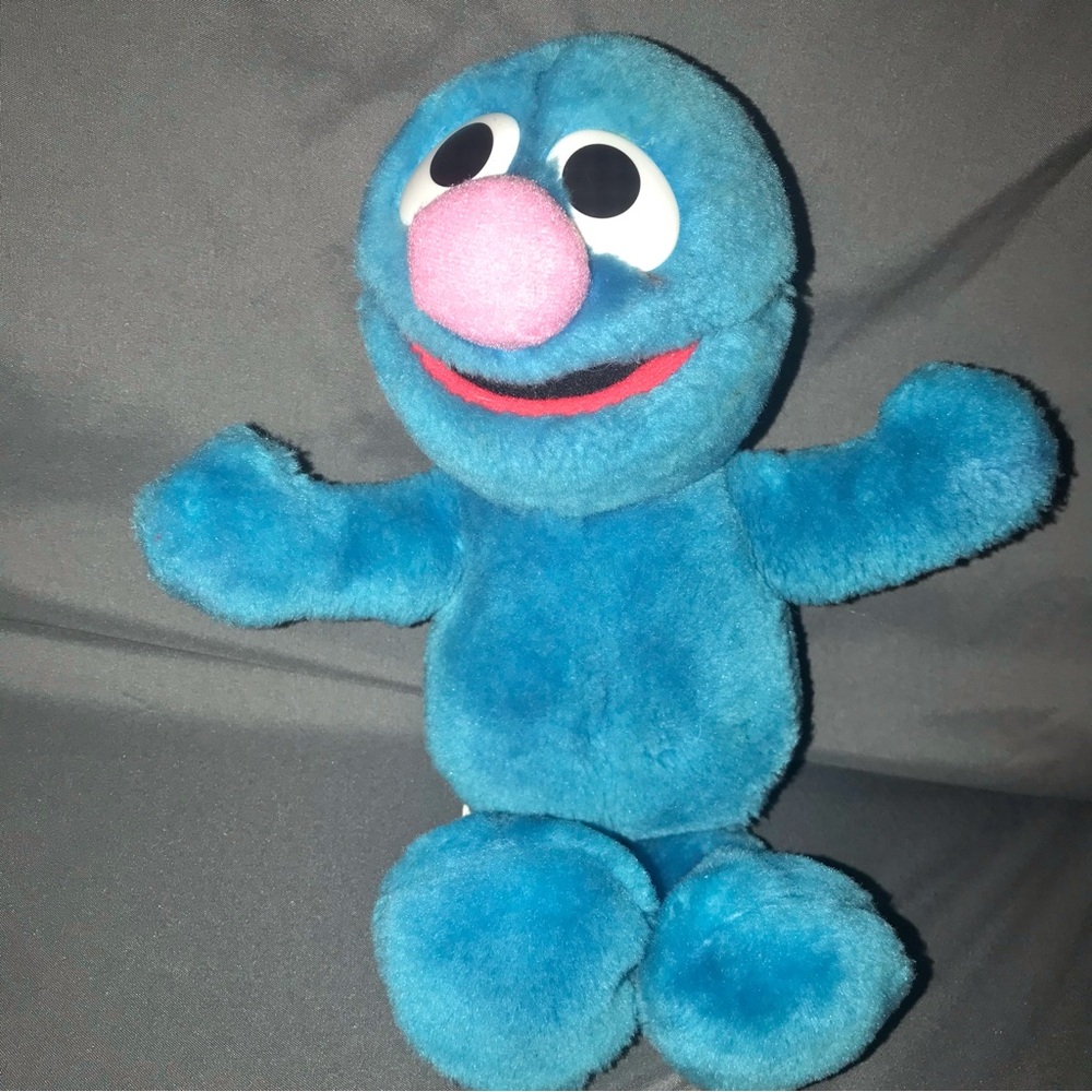1997 TYCO Sesame Street Tickle Me Grover Rare Vintage Plush Works & Tested